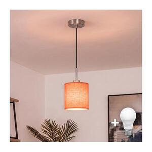 Brilagi - NUBILA LED csillár zsinóron 1xE27/60W/230V átm. 14 cm fekete/narancssárga EG32517+BG2453 kép