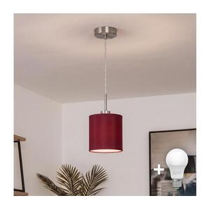 Brilagi - LED csillár kábelen NUBILA 1xE27/60W/230V átm. 14 cm pompeji vörös EG32515+BG1579 kép
