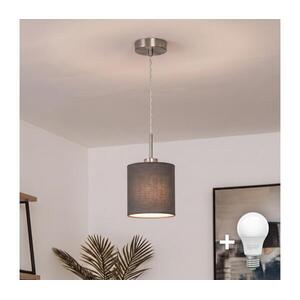 Brilagi - LED kábeles függeszték NUBILA 1xE27/60W/230V átm. 14 cm antracit EG32515+BG1574 kép