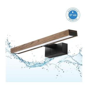 Brilagi - WOODY MIRROR 3 az 1-ben fürdőszobai LED tükörvilágítás LED/8W/230V IP44 fekete/tölgy/dió 8590828018179 kép