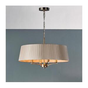 Där Lighting Där Lighting CRI0429 - CRISTIN láncra akasztható csillár 4xE14/40W/230V sárgaréz/taupe CRI0429 kép