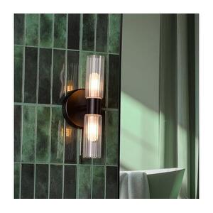 Där Lighting Där Lighting BOL0922 - Fürdőszobai fali lámpa BOLTON 2xG9/5W/230V IP44 fekete BOL0922 kép