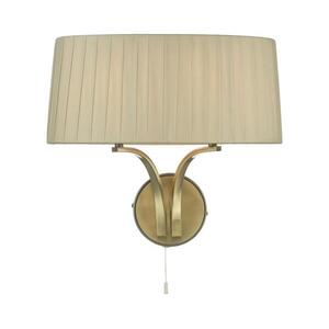 Där Lighting Där Lighting CRI0929 - Fali lámpa CRISTIN 2xE14/40W/230V sárgaréz/taupe CRI0929 kép