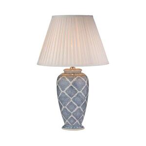 Där Lighting Där Lighting ELY4223 - Asztali lámpa ELY 1xE27/60W/230V kék ELY4223 kép
