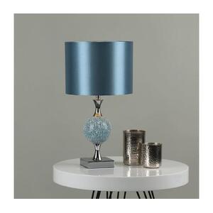 Där Lighting Där Lighting ELS4223 - Asztali lámpa ELSA 1xE27/40W/230V kék/fényes króm ELS4223 kép