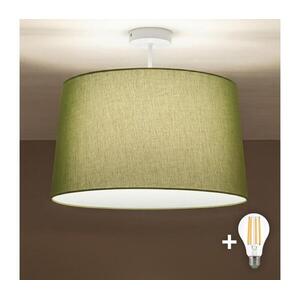 Brilagi - LED felületre szerelhető csillár CERIA 1xE27/60W/230V átm. 45 cm fehér/zöld BG3992+EG781045 kép
