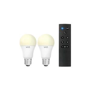 2 db-os szett dimmelhető LED izzó A60 E27/9W/230V 2700K Wi-Fi + távirányító - WiZ 4897104950258 kép
