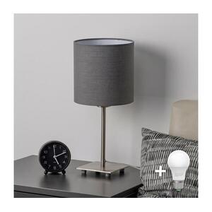 Brilagi - NUBILA LED asztali lámpa 1xE27/60W/230V, antracit EG32509+BG1574 kép