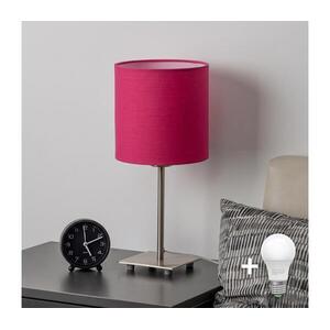 Brilagi - LED asztali lámpa NUBILA 1xE27/60W/230V rózsaszín EG32509+BG1577 kép