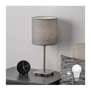 Brilagi - LED asztali lámpa NUBILA 1xE27/60W/230V szürke EG32509+BG1582 kép