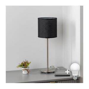 Brilagi - LED asztali lámpa NUBILA 1xE27/60W/230V fekete EG32512+BG1581 kép