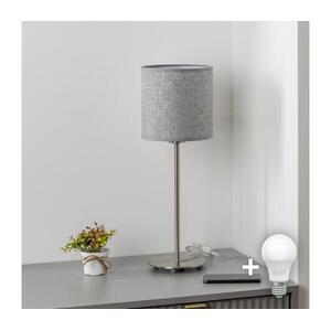 Brilagi - LED asztali lámpa NUBILA 1xE27/60W/230V szürke EG32512+BG1582 kép