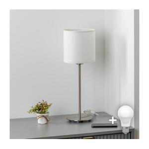Brilagi - LED asztali lámpa NUBILA 1xE27/60W/230V fehér EG32512+BG1586 kép