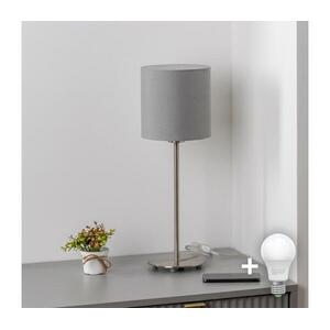 Brilagi - LED asztali lámpa NUBILA 1xE27/60W/230V világosszürke EG32512+BG2454 kép