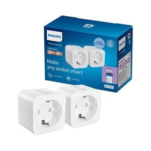 Philips Smart Philips - 2 db-os okos SCHUKO konnektor 2300W Wi‑Fi 8721103164001 kép