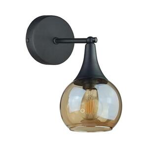 Keter Lighting Fali lámpa STAR 1xE27/60W/230V fekete/füstös bézs 2843 kép