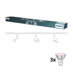 Philips-LED dimmelhető spotlámpa v l.sys. EASYLINK HUE 3xGU10/4, 7W/230V 1m fehér P7612+3xP7029 kép