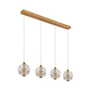 Globo 16047-4H - LED csillár zsinóron VIRINA LED/32W/230V 3000K arany 16047-4H kép