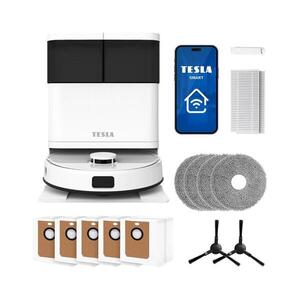 TESLA Electronics RoboStar - Okos, 3 az 1-ben robotporszívó, 5200 mAh, Wi-Fi, fehér ROBIQ900UWHT kép
