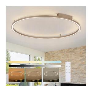 Brilagi - LED dimmelhető lámpatest PORTOFINO LED/85W/230V Ø 120 cm bézs + távirányító BRI919 kép