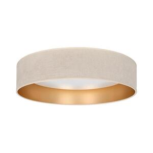 Brilagi-LED dimmelhető lámpatest, nagy, SMD, mennyezeti, 24W/230V, 3000-6000K, átm. 45 cm, krémszín/arany WT+DO 8590828056102 kép