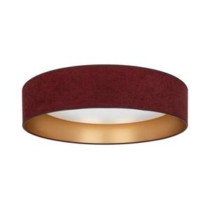 Brilagi-LED Dimmelhető világítótest VEL. SM. ST. 24W/230V 3000-6000K átmérő 45 cm bordó/arany WT+DO 8590828056133 kép