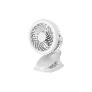 Eurolamp Újratölthető asztali csíptethető látor 6W/5V 1200 mAh fehér 300-20562 kép