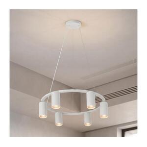 Brilagi - SELE kábeles csillár 6xGU10/30W/230V fehér WO-SELEP-C02-WHT-OEM kép