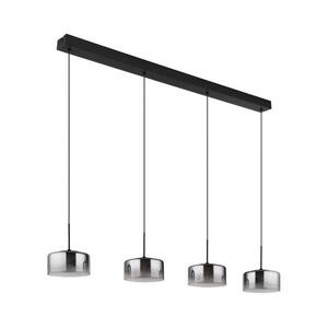 Globo 16024-4 - LED függeszték zsinóron BELINDA LED/24W/230V fekete/füstszínű 16024-4 kép
