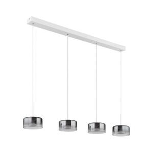 Globo 16024-4WR - LED kábelre függeszthető csillár BELINDA LED/24W/230V fehér/füstszínű 16024-4WR kép