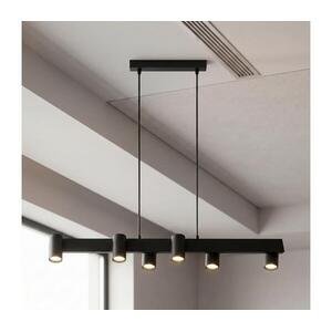Brilagi - SELE kábelen függő csillár, 6x GU10/30W/230V, fekete WO-SELEP-A02-BLK-OEM kép