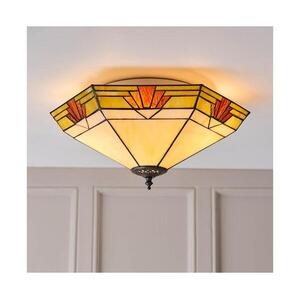 Endon 64284 - Tiffany NEVADA mennyezeti lámpa 2xE27/60W/230V Ø 40 cm 64284 kép