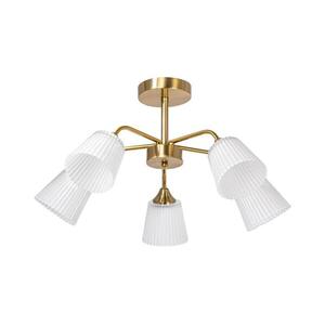 Csillár rúdon 5xE14/60W/230V arany W-N6600/5 kép