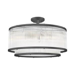 Brilagi - Felületre szerelt csillár RAMOS 6xE14/60W/230V fekete BG-C0528-06H-P7AC kép