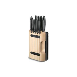 Victorinox - SWISS CLASSIC 12 részes konyhakés-készlet tartóval, bükk/bézs 6.7153.11 kép