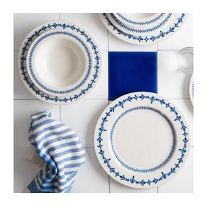 24 részes étkészlet fehér/kék/porcelán 667PRS1107 kép