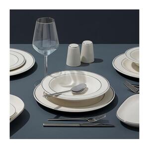 53 darabos étkészlet krémszínű/ezüst/porcelán 667PRS1160 kép