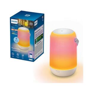 Philips Smart Philips - LED RGBW fényerőszabályozható hordozható asztali lámpa Okos LED/13, 5W/3, 6V Wi-Fi 1800 mAh 8721103160744 kép