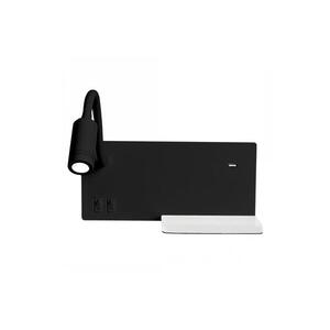 LED fali lámpa SHELF LED/4W+LED/5W+LED/2W/230V fekete ML6344 kép