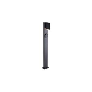Kültéri lámpa SCHUKO aljzattal 1x GU10/10W/230V IP44 80 cm fekete 24310 kép