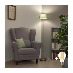 Brilagi - LED állólámpa CERIA 1xE27/20W/230V átmérő 25 cm zöld/arany SA2189+EG781034 kép