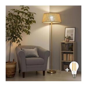 Brilagi - CERIA LED állólámpa 1xE27/20W/230V Ø 50 cm bézs/arany SA2189+EG781084 kép