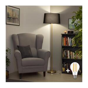 Brilagi - LED állólámpa CERIA 1xE27/20W/230V átmérő 45 cm fekete/arany SA2189+EG781044 kép