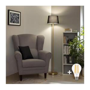 Brilagi - LED állólámpa CERIA 1xE27/20W/230V átm. 30 cm fekete/arany SA2189+EG781038 kép
