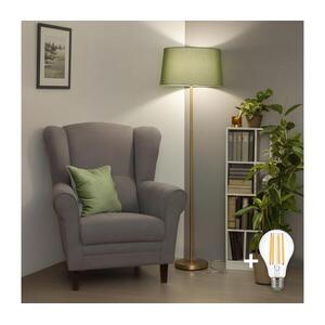 Brilagi - LED állólámpa CERIA 1xE27/20W/230V Ø 45 cm zöld/arany SA2189+EG781045 kép