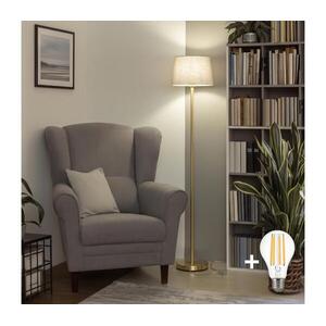 Brilagi - LED állólámpa CERIA 1xE27/20W/230V átm. 30 cm szürke/arany SA2189+EG781036 kép