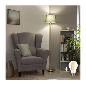 Brilagi - LED állólámpa CERIA 1xE27/20W/230V, átmérő 30 cm, zöld/arany SA2189+EG781039 kép