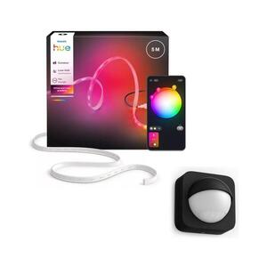 Philips - LED RGBW Dimmelhető kültéri szalag Hue FLUX 5m LED/30W/230V + mozgásérzékelő P7212+P2816 kép