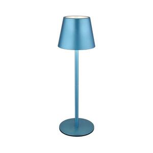 Globo 58488BL-LED VANNIE, fényerőszabályozható érintésvezérelt tölthető kültéri asztali lámpa 3W/5V IP54 1800mAh kék 58488BL kép