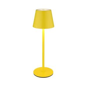 Globo 58488Y-LED VANNIE kültéri tölthető asztali lámpa, érintésvezérelt, fényerőszabályozható, 3W/5V IP54 1800mAh, sárga 58488Y kép